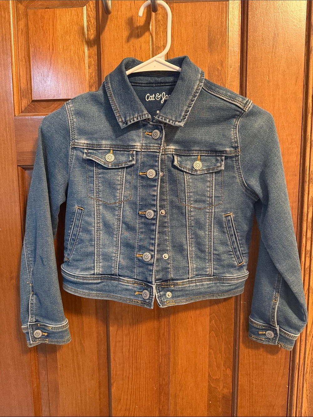 Cat & Jack girls Blue Denim Jean Jacket